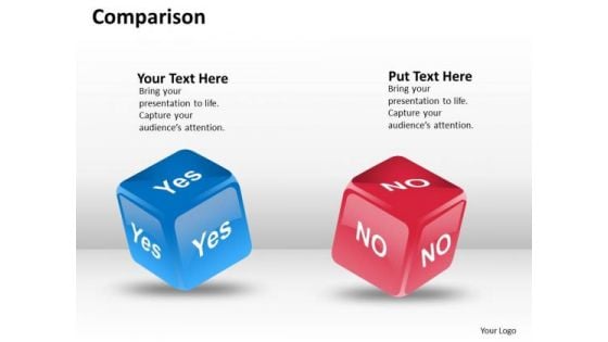 Marketing Diagram Comparison Business Diagram