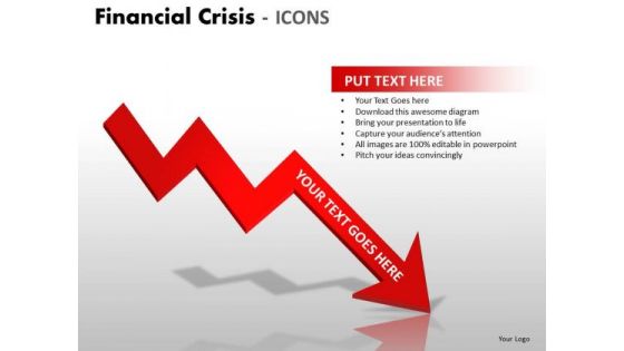 Marketing Diagram Financial Crisis Icons Strategy Diagram