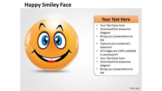 Marketing Diagram Happy Smiley Face Sales Diagram