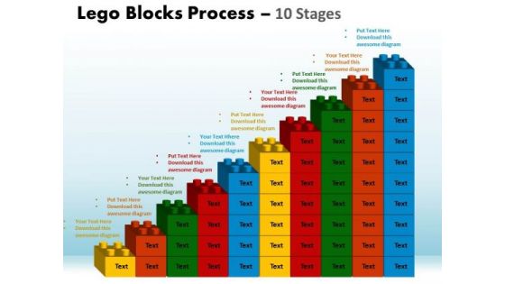 Marketing Diagram Lego Blocks Process 10 Stages Strategic Management