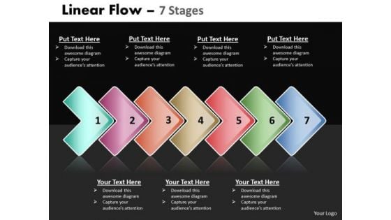 Marketing Diagram Linear Flow 7 Stages Sales Diagram Marketing Diagram Linear Flow 7 Stages Sales Diagram
