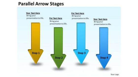 Marketing Diagram Parallel Arrow Stages Mba Models And Frameworks