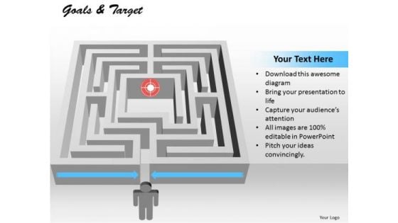 Marketing Diagram Planning Of Business Goals Business Framework Model