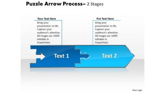 Marketing Diagram Puzzle 2 Stages
