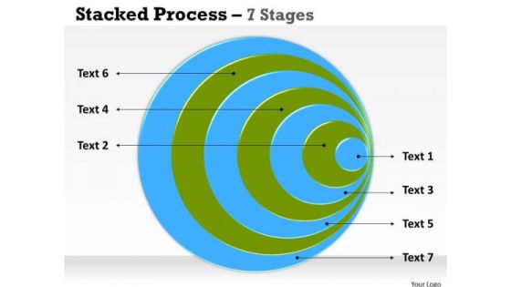 Marketing Diagram Stacked Process 7 Stages Strategic Management