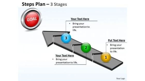 Marketing Diagram Steps Plan 3 Stages Style 4 Sales Diagram