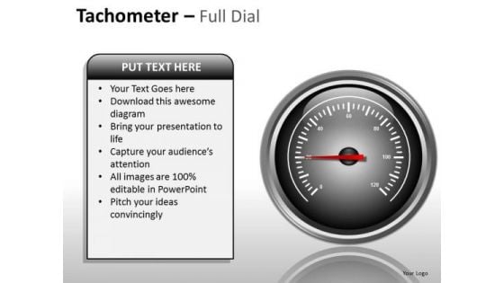 Marketing Diagram Tachometer Full Dial Sales Diagram