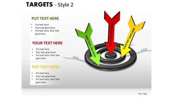 Marketing Diagram Targets Style 2 Strategy Diagram