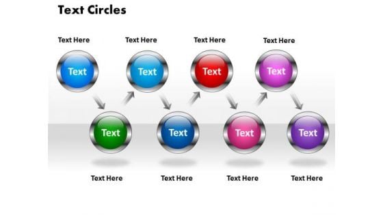 Marketing Diagram Text Circles PowerPoint Templates Sales Diagram