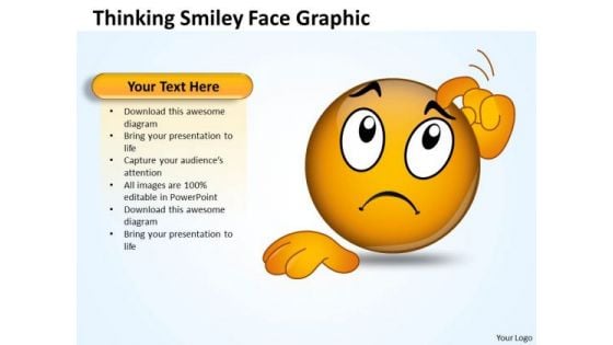 Marketing Diagram Thinking Smiley Face Graphic Business Diagram