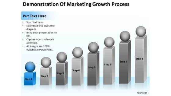 Marketing Growth Process Real Estate Business Plan Examples PowerPoint Templates