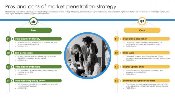 Marketing Growth Strategy To Pros And Cons Of Market Penetration Strategy SS V Marketing Growth Strategy To Pros And Cons Of Market Penetration Strategy SS V