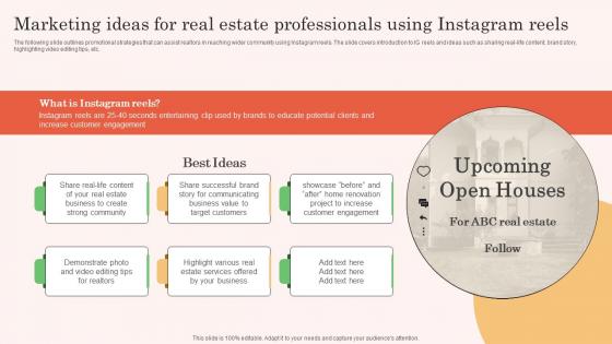 Marketing Ideas For Real Estate Professionals Real Estate Property Marketing Formats Pdf