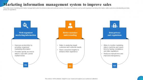 Marketing Information Management System To Improve Sales MDSS For Enhanced Background Pdf