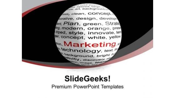 Marketing Is The Tool Of Business Growth PowerPoint Templates Ppt Backgrounds For Slides 0613