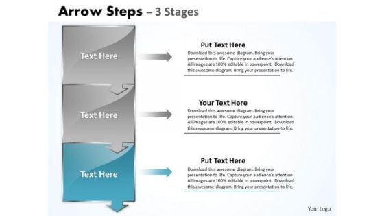 Marketing Ppt Arrow Practice The PowerPoint Macro Steps 3 Stages 4 Image