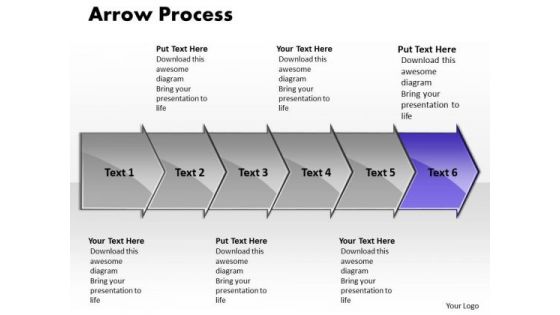 Marketing Ppt Arrow Process 6 State Diagram Communication Skills PowerPoint 7 Image