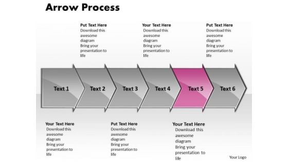 Marketing Ppt Arrow Process 6 State Diagram Communication Skills PowerPoint Image