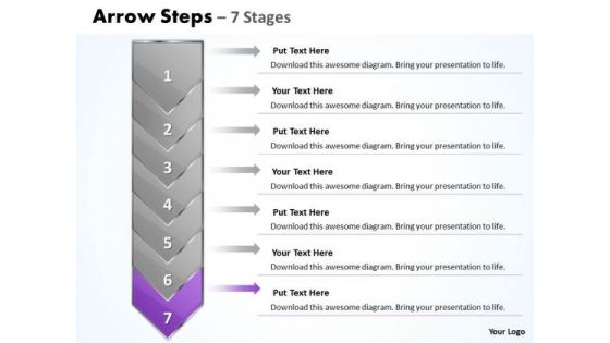 Marketing Ppt Template Arrow 7 State Diagram 1 Business Communication PowerPoint 8 Graphic