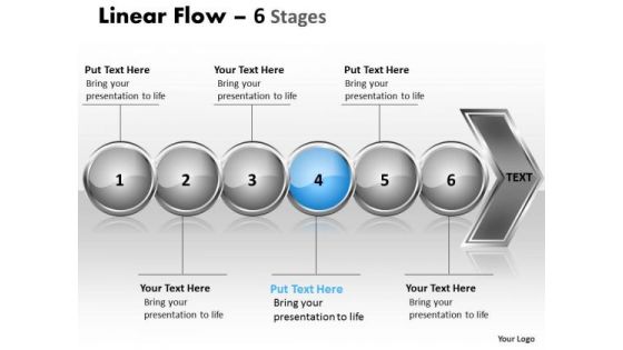 Marketing Ppt Template Continuous Illustration Of 6 Issues Business Plan PowerPoint 5 Design