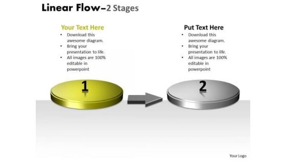 Marketing Ppt Template Steady Illustration Templates Of 2 Stages Image