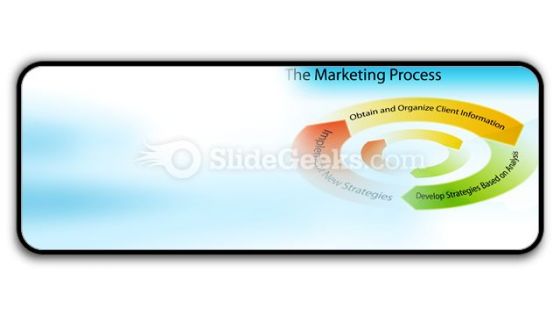 Marketing Process Chart PowerPoint Icon R