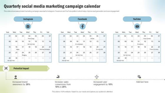 Marketing Project Performance Benchmarking Quarterly Social Media Marketing CRP SS V Marketing Project Performance Benchmarking Quarterly Social Media Marketing CRP SS V