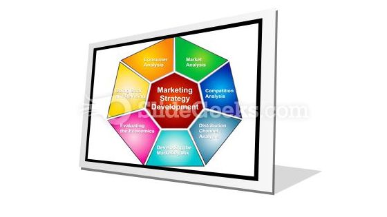 Marketing Strategies Development PowerPoint Icon F