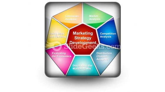 Marketing Strategies Development PowerPoint Icon S