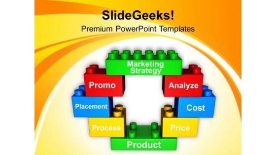 Marketing Strategy Using Blocks PowerPoint Templates Ppt Backgrounds For Slides 0413
