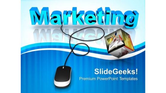 Marketing With Computer Mouse Business PowerPoint Templates And PowerPoint Themes 0812