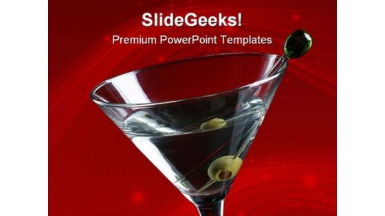 Martini Lifestyle PowerPoint Templates And PowerPoint Backgrounds 0611