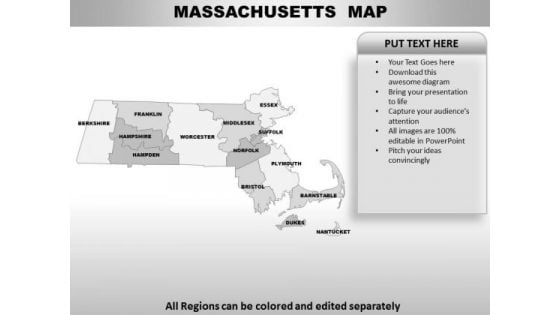 Massachusetts PowerPoint Maps Massachusetts PowerPoint Maps
