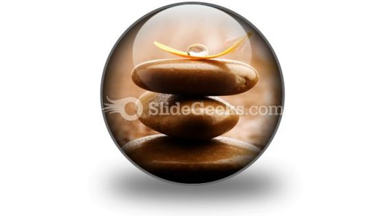 Massage Stones PowerPoint Icon C