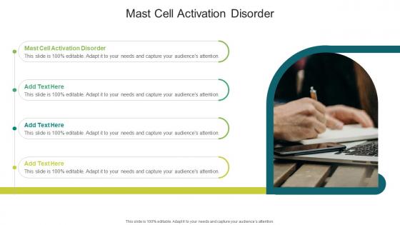 Mast Cell Activation Disorder In Powerpoint And Google Slides Cpb