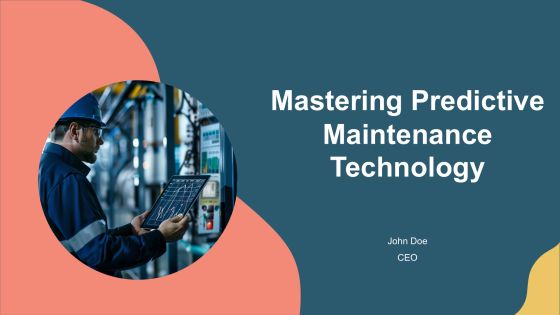 Mastering Predictive Maintenance Technology PPT Sample AT