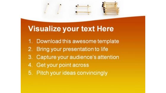 Match Well Metaphor PowerPoint Themes And PowerPoint Slides 0711
