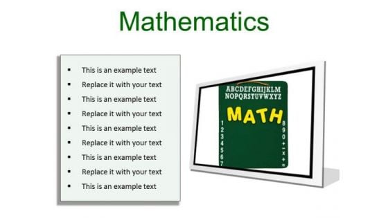 Mathematics Education PowerPoint Presentation Slides F