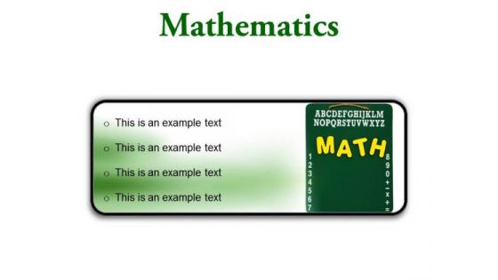 Mathematics Education PowerPoint Presentation Slides R