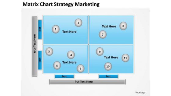 Matrix Chart Strategy Marketing Ppt Computer Business Plan PowerPoint Slides