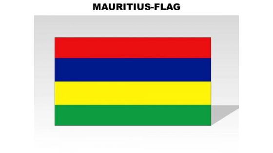 Mauritius Country PowerPoint Flags