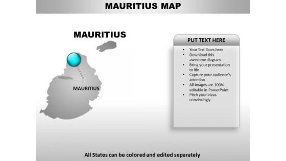 Mauritius Country PowerPoint Maps