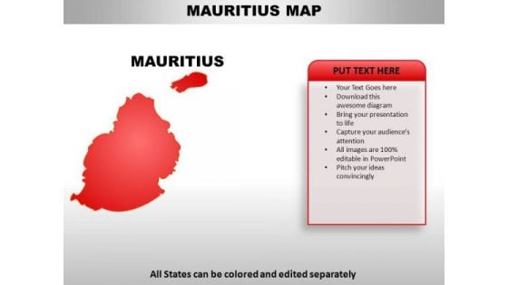 Mauritius PowerPoint Maps