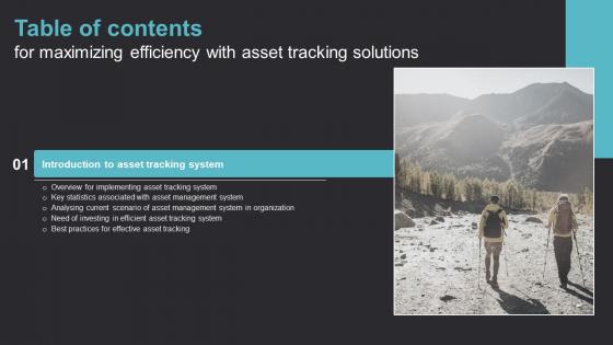 Maximizing Efficiency With Asset Tracking Solutions Table Of Contents Download Pdf