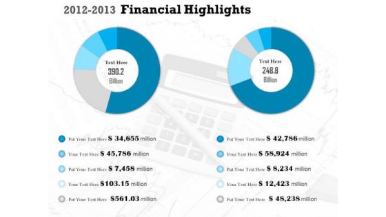 Mba Models And Frameworks 2012 2013 Financial Highlights Consulting Diagram