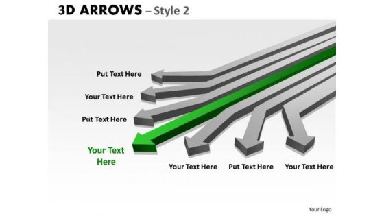 Mba Models And Frameworks 3d Arrows Styli Strategy Diagram