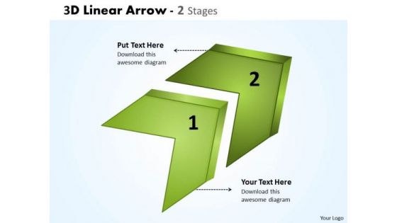 Mba Models And Frameworks 3d Linear Arrow 2 Stages