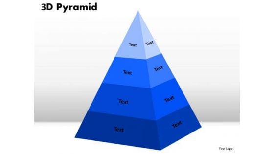 Mba Models And Frameworks 3d Pyramid Design For Business Strategy Diagram