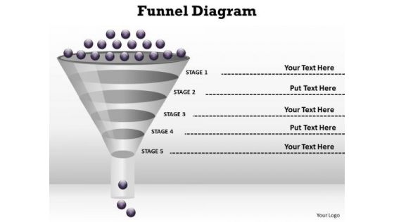 Mba Models And Frameworks 5 Steps Of Process Flow Funnel Diagram Business Diagram