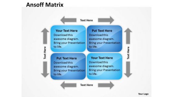 Mba Models And Frameworks Ansoff Mold Diagram Sales Diagram